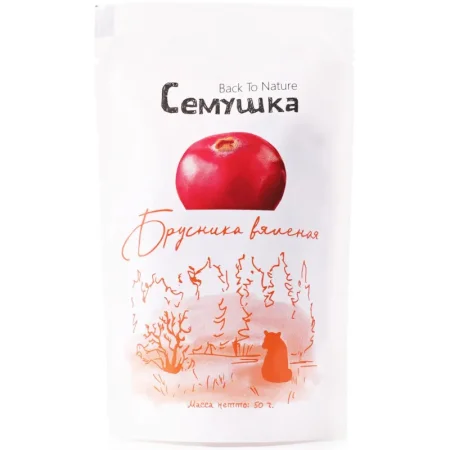 Брусника Семушка вяленая 50 г
