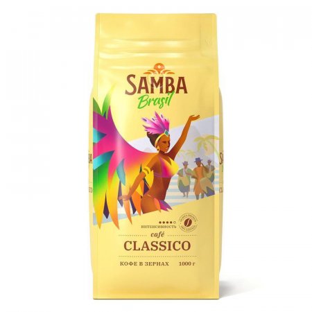 Кофе в зернах Samba Brasil Classico 1 кг