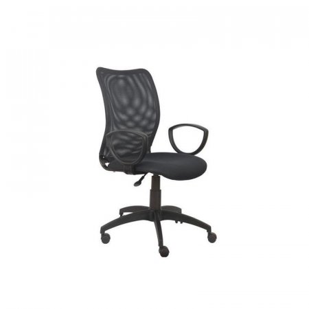 Кресло офисное Бюрократ CH 599 черное (сетка/ткань, пластик)
