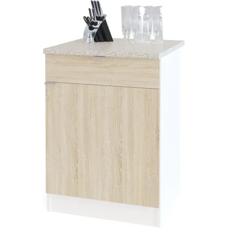 Шкаф напольный Сокол ТК-06.1 (дуб сонома, 600x600x850 мм)