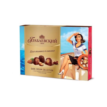 Шоколадные конфеты Бабаевские Dark cream collection ассорти 200 г