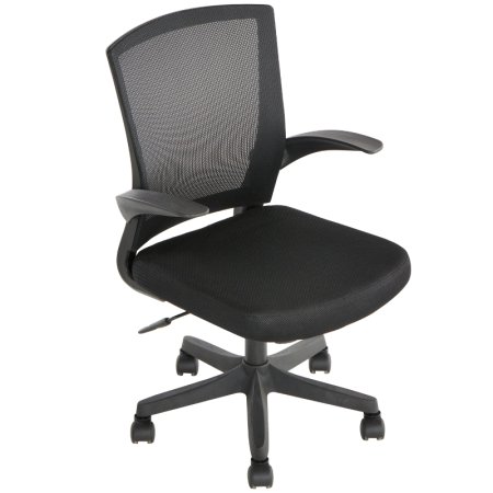 Кресло офисное Easy Chair 316 черное (сетка/ткань, пластик)