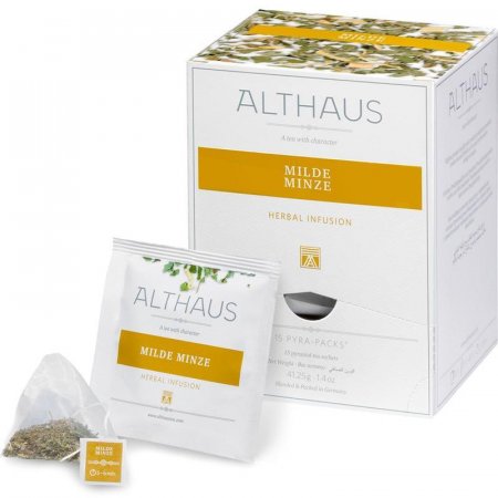 Чай Althaus Milde Minze травяной 15 пакетиков