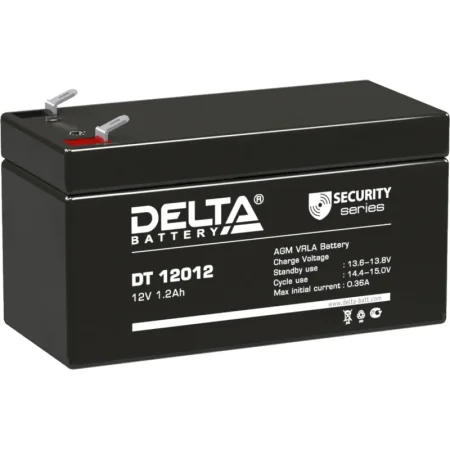 Батарея для ИБП Delta DT 12012 12 В 1.2 А·ч (4614010040004)