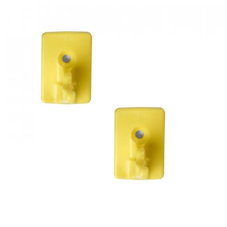 Крючок для инвентаря Haccper Control Point желтый (2 штуки в упаковке)