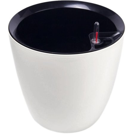 Горшок для цветов Техоснастка Комфорт белый (27х27х26 см)