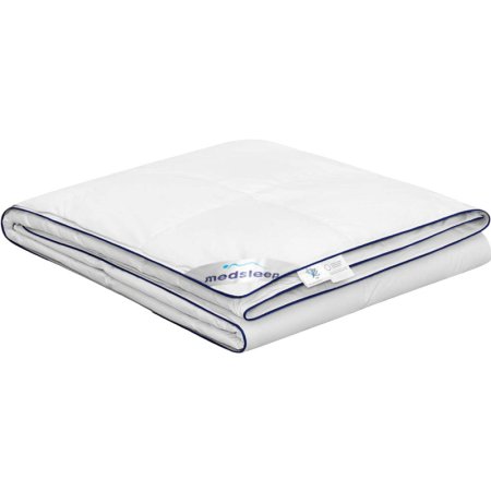 Одеяло евро макси Medsleep Mayura 220х240 см стеганое с кантом белое