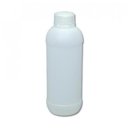 Бутылка пластиковая 85х85х235 мм 1 л белая с крышкой