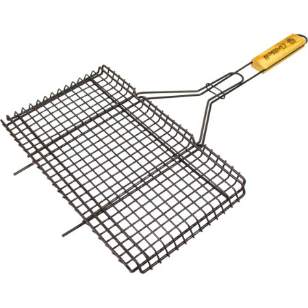 Решётка-гриль для мангала Grillkoff 22x37 см двойная, с бортами (279) Решётка-гриль для мангала Grillkoff 22x37 см двойная, с бортами (279)