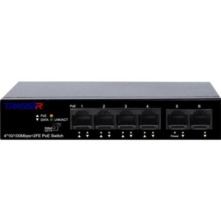 Коммутатор Trassir TR-NS1106-60-4POE