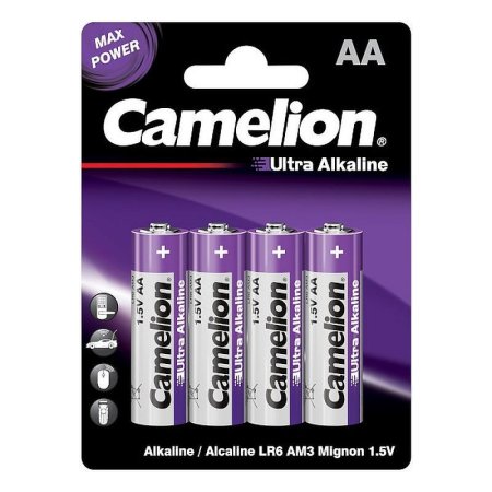 Батарейка AA пальчиковая Camelion Ultra (4 штуки в упаковке)