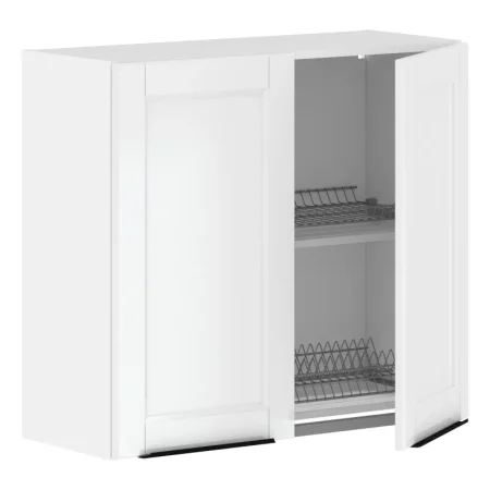 Шкаф с посудосушителем Sicilia (белая эмаль/белый, 800х320х720 мм)