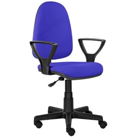 Кресло офисное Prestige O синее (ткань, пластик)
