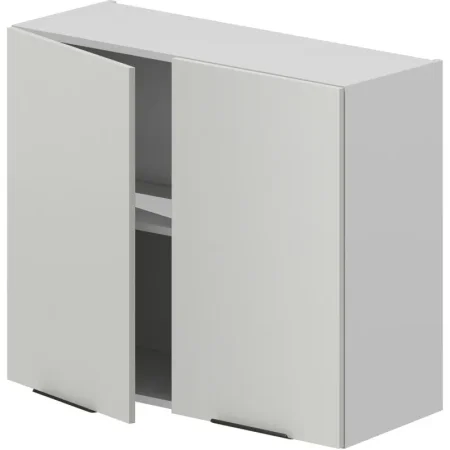 Шкаф кухонный VOK W2D_72_90 (белый альпийский/белый шагрень, 900х315х720  мм)