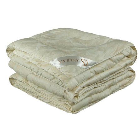 Одеяло Selena 140х205 см искусственный лебяжий пух/поплекс стеганное