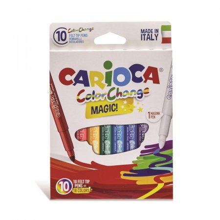 Фломастеры Carioca ColorChange 18 цветов