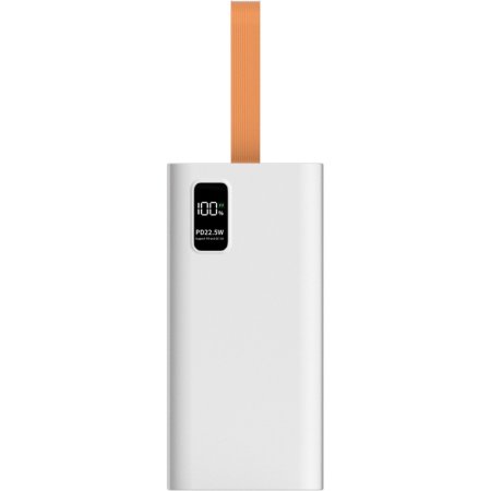 Внешний аккумулятор (power bank) Pero  PB10 60000 мАч белый  (4673759570177)