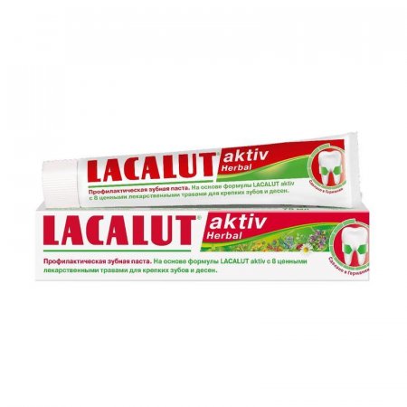 Зубная паста Lacalut Aktiv Herbal 75 мл