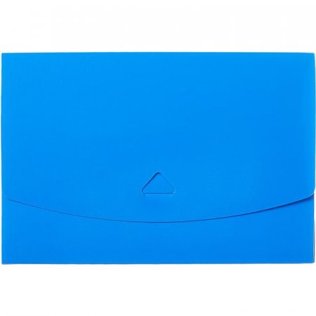 Папка-короб на клапане Attache А5 пластиковая синяя (0.5 мм, до 100 листов)