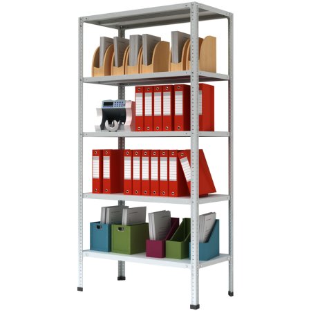 Стеллаж металлический Cobalt МС-245 (5 полок, 1000x400x2000 мм)