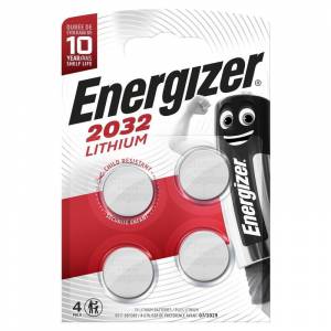 Батарейки Energizer Lithium CR2032 (4 штуки в упаковке)