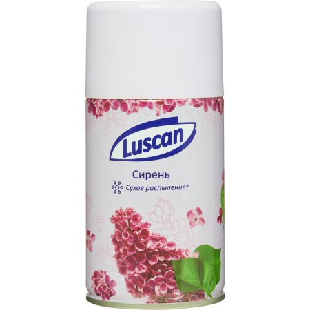 Баллон сменный для автоматического освежителя Luscan Сирень 250 мл сухое  распыление