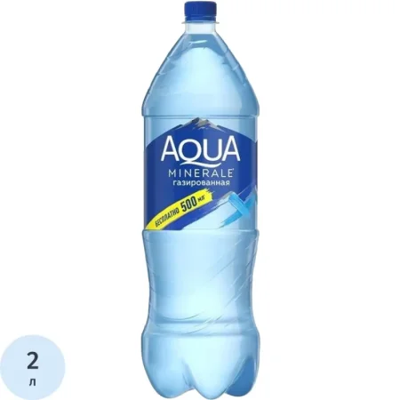 Вода питьевая Aqua Minerale газированная 2 л Вода питьевая Aqua Minerale газированная 2 л