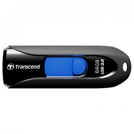 Флеш-память Transcend JetFlash 790 64Gb USB 3.0 черно-синяя