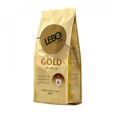 Кофе молотый Lebo Gold 100 г (вакуумная упаковка)