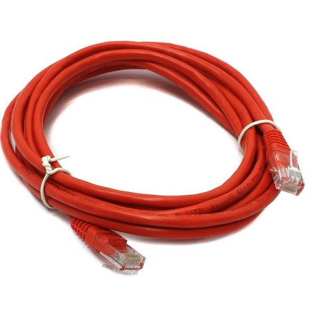Патч-корд витая пара ExeGate UTP-RJ45-RJ45-5e-5M-RD 5e 5 м