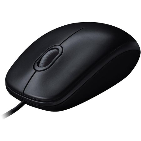 Мышь проводная Logitech M100R черная (910-006765)