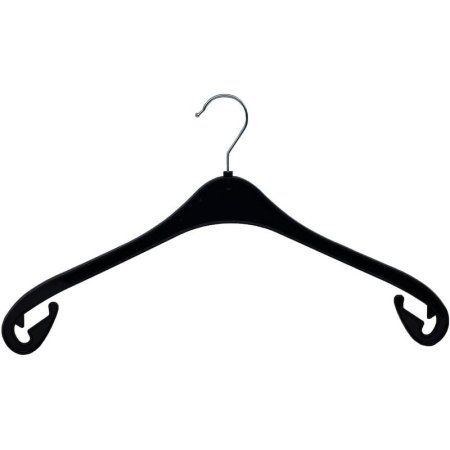 Вешалка-плечики для легкой одежды ПВ-01 черная (размер 48-50, 150 штук в  упаковке)