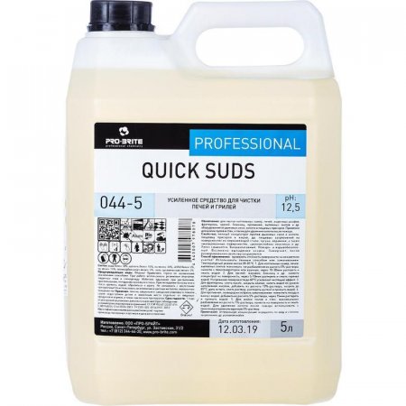 Профессиональное средство для чистки грилей и духовых шкафов Pro-Brite Quick Suds Gel 5 литров