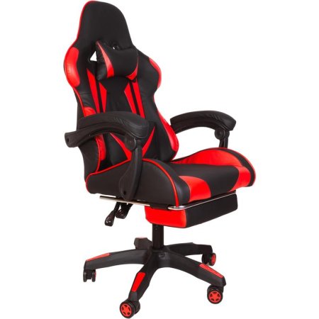 Кресло игровое Gramber А03 красное/черное (экокожа, пластик)