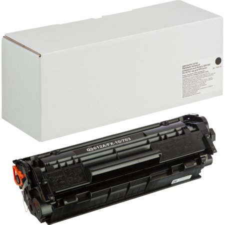 Картридж лазерный Retech Q2612A/FX-10/703 для HP/Canon черный  совместимый