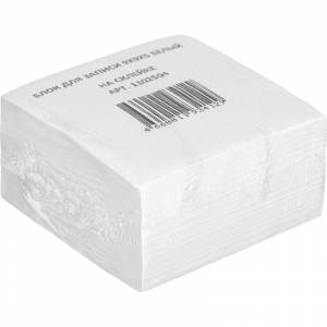 Блок для записей 90x90x50 мм белый (плотность 80 г/кв.м)