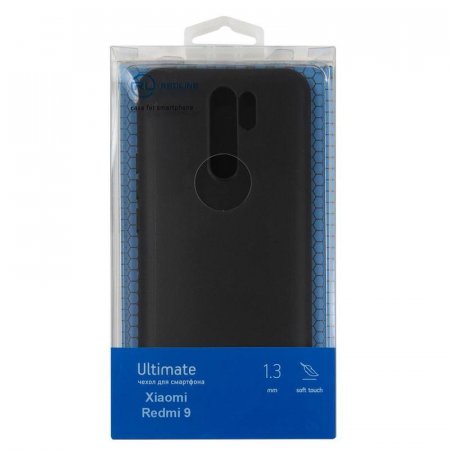 Чехол накладка Red Line Ultimate для Xiaomi Redmi 9 черный (УТ000020543)