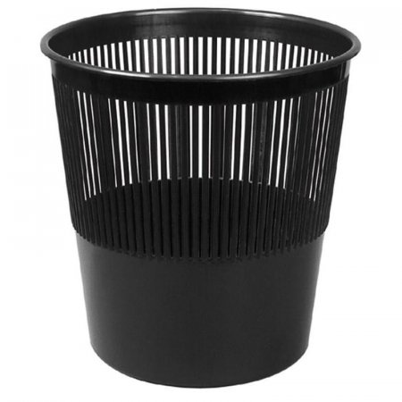 Корзина для мусора Attache 10 л пластик черная (26х27 см)