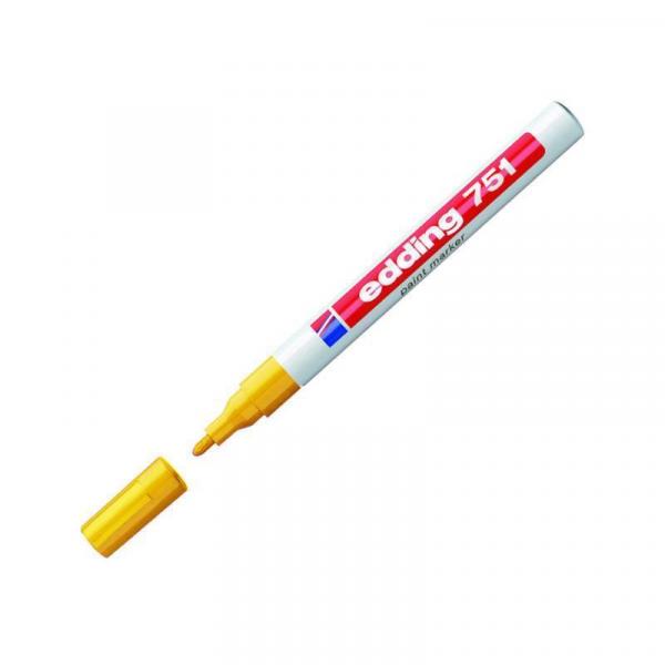 Маркер промышленный Edding E-751/5 для универсальной маркировки желтый (1-2 мм)