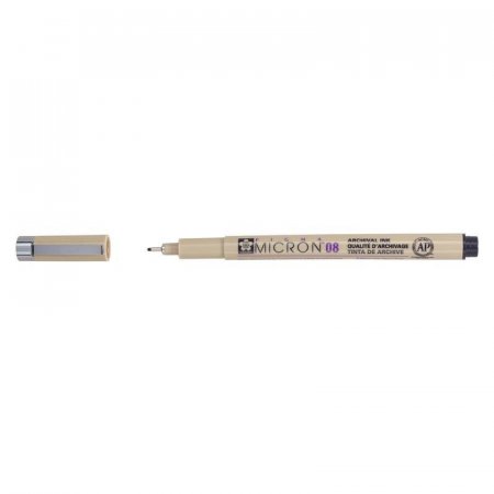 Ручка капиллярная Pigma Micron черная (толщина линии 0.5 мм)
