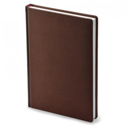 Ежедневник недатированный Attache Velvet искусственная кожа Soft Touch  A5+ 136 листов коричневый (146х206 мм)