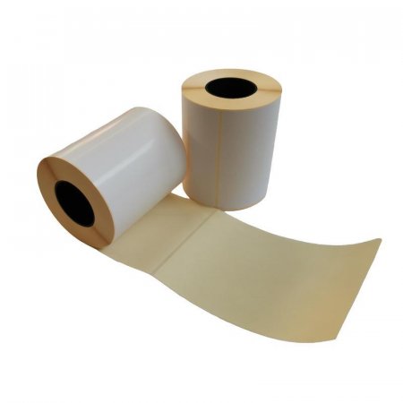 Термотрансферные этикетки 100х150 мм бумажные полуглянцевые (диаметр  втулки 40 мм, 8 рулонов по 250 этикеток)