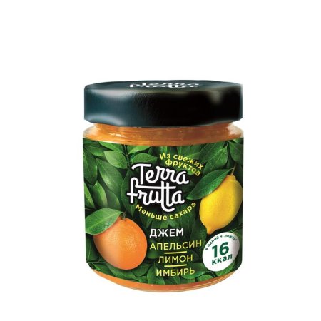 Джем Terra Frutta Апельсин-Лимон-Имбирь 200 г