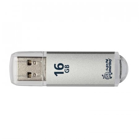 Флеш-память SmartBuy V-Cut 16Gb USB 2.0 серебристая