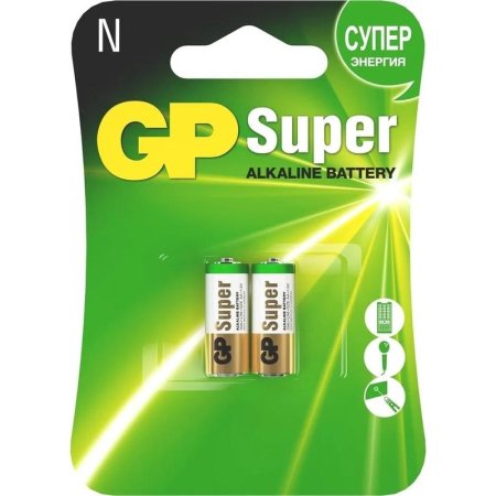Батарейка GP Super Alkaline LR1/N (2 штуки в упаковке)