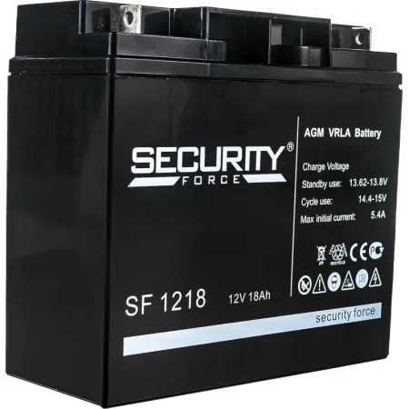 Батарея для ИБП Security Force SF 1218 12 В 18 А·ч (4614030010012) Батарея для ИБП Security Force SF 1218 12 В 18 А·ч (4614030010012)