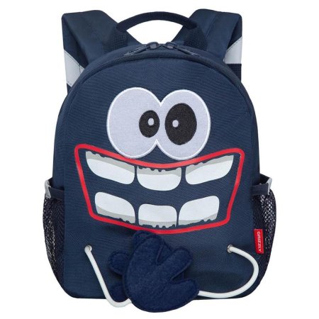 Рюкзак дошкольный Grizzly синий (RS-374-4)