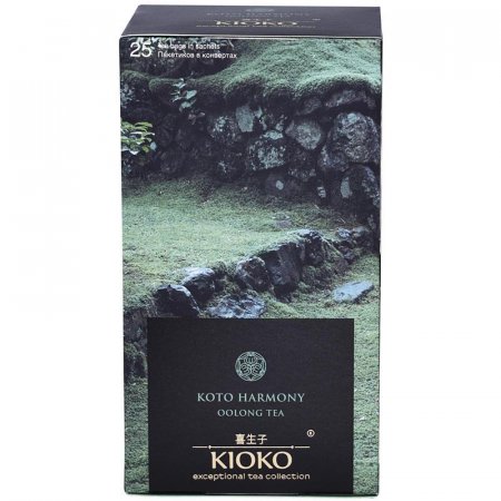 Чай Kioko Koto Harmony зеленый Улун 25 пакетиков