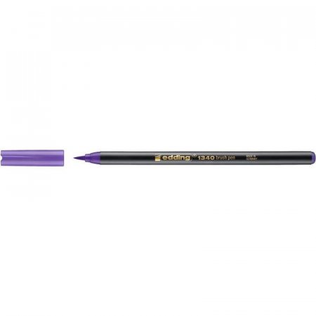 Ручка-кисть Edding 1340/8 фиолетовая (толщина линии 1-4 мм)