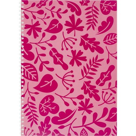 Тетрадь общая Attache А4 60 листов в клетку на гребене (обложка красная,  ВД-лак, 40 штук в упаковке)